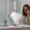 Dimmable LED Desk Light Table Beside Reading Lamp Touch Sensor USB Rechargeable Table Lamp Flexible Gooseneck Book Night Light