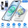 5000mAh Magsafe 3 In 1 Portable Charger PD22.5W Magnetic Fast Charger Fast Charging Power Bank Fit For IOS Phone 15/14 Samsung Galaxy S24 And More