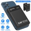 10000mAh Magsafe 3 In 1 Portable Charger PD22.5W Magnetic Fast Charger Fast Charging Power Bank Fit For IOS Phone 15/14 Samsung Galaxy S24 And More