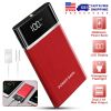 20800mAh Power Bank 76.96W External Battery Pack 3.1A Dual USB Charge Ports w/ LCD Display Flashlight Travel