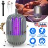 900V High Voltage Cordless Indoor Bug Zapper Type C Rechargeable Mosquito Lamp Trap Portable Electric Mosquito Killer with Hanging Strap Night Light f