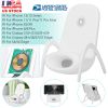 Wireless Charger Portable Mini Chair Phone Holder Stand Bracket with Physical Speaker Fit For All Phone with QC2.0 QC3.0 Standard