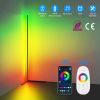 56in Floor Lamp Light LED Standing Lamp Remote Control Dimmable Color Changing Mood Light