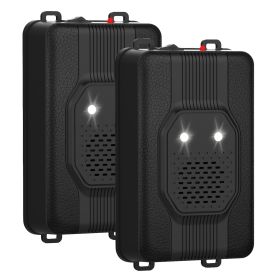 2 Pack Under Hood Ultrasonic Rodent Repeller Rodent Control Deterrent Chaser Blocker for Vehicle Indoor with Strobe Light 3 Power Supplies (Option: 2PcsRodentChaser)