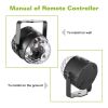 Sound Activated Party Lights DJ Lights Disco Ball Strobe Light Stage Lights 7 Colors with Remote Control for Parties Dance Birthday DJ Bar Club Pub
