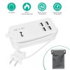 USB Power Strip w/ Surge Protector Fire Retardant 5FT Extension Cord USB Charging Station w/ 4 USB Ports 1AC Socket For Phone Tablet PC