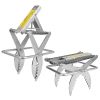 2PCS Easy Setup Mole Scissor Traps Outdoor Reusable Mole Rodent Control Trap Solid Metal Material For Lawn Garden Yard