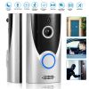 WiFi Video Doorbell Wireless Door Bell 720P HD WiFi Security Camera w/ Two-way Talk PIR Motion Detection IR Night Vision Home Security Camcorder Offic