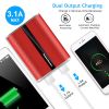 12000mAh Portable Charger with Dual USB Ports 3.1A Output Power Bank Ultra-Compact External Battery Pack Fast Charging for IOS Phone Samsung Xiaomi ZT