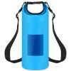 Floating Waterproof Dry Bag Floating Dry Sacks with Observable Window 5L Roll Top Lightweight Dry Storage Bag for Kayaking Rafting Boating Swimming Ca