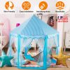 Kids Play Tents Princess for Girls Princess Castle Children Playhouse Indoor Outdoor Use w/ Carry Case