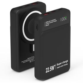 10000mAh Magsafe 3 In 1 Portable Charger PD22.5W Magnetic Fast Charger Fast Charging Power Bank Fit For IOS Phone 15/14 Samsung Galaxy S24 And More (Option: PowerBank10000MABlack)