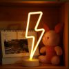 LED Neon Lights Decorative Lamps Neon Signs with Holder Base Night Lights for Home Decor Party Supplies 11 Shape Optional