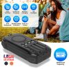 Portable Solar Charger 49800mAh Power Bank External Battery Pack 22.5W PD Fast Charging Built in 4 CablesuW Wireless Charging LED Flashlight for Cam