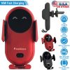 Smart Car Wireless Charger Auto Sensing Phone Holder 10W Qi Fast Charging Air Vent Mount Fit for iPhone 13/12/Pro Fit for Samsung S20/S10/S10+