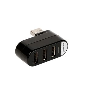 3 Port USB Hub (Option: Cable3USBHubBlack)