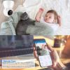 1080P WiFi IP Camera Motion Detection IR Night Vision Camcorder Indoor Two-way Intercom 360overage Security Surveillance App Cloud Available for Ba