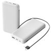 10000mAh Power Bank Portable Phone Charger External Battery Pack with LT & Type-C Double-ended Cable Type-C USB Cable Fit For IOSPhone 14 Android And