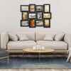 12/18 Pictures Frames Collage for Photos in 4" x 6" Glass Protection Display Wall Mounting Gallery Home Decor Kit