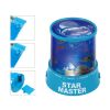Kids Underwater World Projector Lamp Cordless Battery-Powered LED Night Light Colorful Decoration Holiday Lights