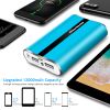 12000mAh Portable Charger with Dual USB Ports 3.1A Output Power Bank Ultra-Compact External Battery Pack Fast Charging for IOS Phone Samsung Xiaomi ZT