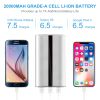 Portable Charger 20000mAh Power Bank Total 5.8A Output 3-USB Ports External
Battery Pack Portable Phone Charger for IOS Phone11/Pro/Max/8/X/XS iPad S