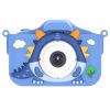 Dinosaur Kids Selfie Camera Cartoon Camera 48MP 1080P HD Digital Camera with Cartoon Case Card Reader 32G MMC Card for Boys Girls Aged 6+ Years Old