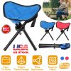 Folding Tripod Stool Outdoor Foldable Travel Chair Portable Stable Seat For Camping Fishing Travel Hiking Garden Beach