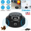 360ltrasonic Mice Repellent Indoor Rodent Repeller Rat Squirrel Rodent Chaser with 3 Modes 2 Strobe Lights for Kitchen Warehouse