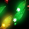 3 PCS 60 LED Solar Garden Lights Tree Branch Leaf Shape Lamp IP65 Waterproof Solar Garden Decorative Lights for Outdoor Garden Lawn Patio Decking