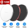 Qi Fast Wireless Charger 10W Charging Pads Station For Samsung Galaxy S10/S9 Galaxy Note 8/ Fast Aluminum Alloy Charge Mat for iPhone XS/ XR/Max