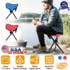 Folding Tripod Stool Outdoor Foldable Travel Chair Portable Stable Seat For Camping Fishing Travel Hiking Garden Beach