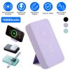 3 In 1 10000mAh MagSafe Fast Charging Power Bank PD20W Portable Charger with 2 Built In Cables Stand Fit for IOS Phone 16 15 13 Series And More