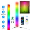 56in Floor Lamp Light LED Standing Lamp Remote Control Dimmable Color Changing Mood Light