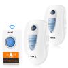 1000FT Wireless Doorbell 38 Chimes Battery Operated Door Bell Transmitter Plug In Receivers