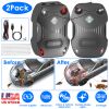 2 Pack Under Hood Ultrasonic Rodent Repeller Rodent Control Deterrent Chaser Blocker for Vehicle Indoor with Strobe Light 3 Power Supplies