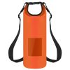 Floating Waterproof Dry Bag Floating Dry Sacks with Observable Window 10L Roll Top Lightweight Dry Storage Bag for Kayaking Rafting Boating Swimming C
