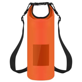 Floating Waterproof Dry Bag Floating Dry Sacks with Observable Window 10L Roll Top Lightweight Dry Storage Bag for Kayaking Rafting Boating Swimming C (Option: FloatingBag10LOrange)