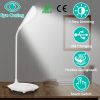 Dimmable LED Desk Light Table Beside Reading Lamp Touch Sensor USB Rechargeable Table Lamp Flexible Gooseneck Book Night Light