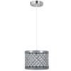 Crystal Pendant Lampshade Modern Chandelier Style Height Adjustable Ceiling Light Shade
