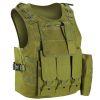 Adults Tactical Vest Military Airsoft Paintball Vest Camouflage Combat Vest for Hunting Army Fans CS War Game