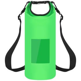 Floating Waterproof Dry Bag Floating Dry Sacks with Observable Window 5L Roll Top Lightweight Dry Storage Bag for Kayaking Rafting Boating Swimming Ca (Option: FloatingBag5LGreen)