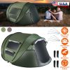5-8 Person Pop Up Tent Automatic Setup Camping Tent Waterproof Instantåtup Tent with 4 Mosquito Net Windows Carrying Bag for Hiking Climbing Adventu
