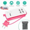 USB Power Strip w/ Surge Protector Fire Retardant 5FT Extension Cord USB Charging Station w/ 4 USB Ports 1AC Socket For Phone Tablet PC
