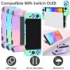 Protective Shell Cover Hard Dockable Case Fit For Nintendo Switch OLED Joy Con Shell