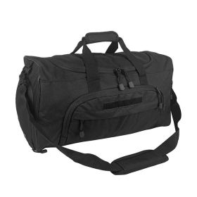 Work Out Lightweight Waterproof Sports Gym Bag for Women & Men (Color: Black)