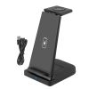 3-in-1 Wireless Qi Enabled Charger Dock 15W Fast Charging Station For iPhone Apple iWatch Series 6/5/4/3/2/1 AirPods 2 AirPods Pro Fit For iPhone Xs M