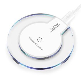 Mini Qi-Wireless Charging Pad (Option: ToolQIWirelessChargerWHT)