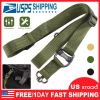 2 Point Rifle Gun Sling Adjustable w/ Fast Loop Heavy Duty Quick Detach Swivel for Outdoor Sports