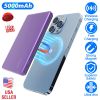 2 In 1 5000mAh 8MM Slim MagSafe Wireless Power Bank PD20W Magnetic Fast Charger Portable Phone Charger Fit for IOS Phone 15 14 13 12 Series And More